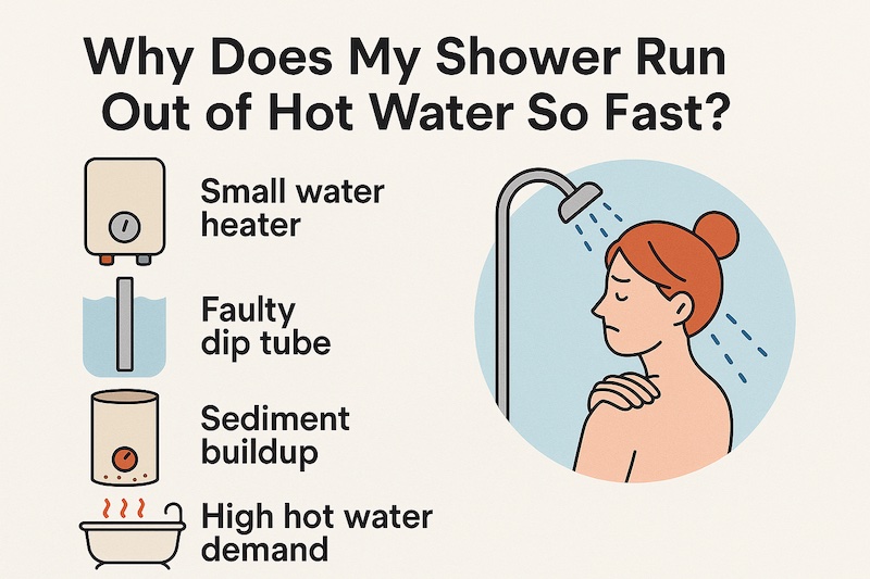 hot water shower issues