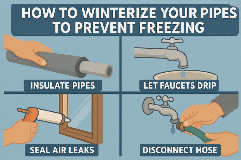 how to winterize your pipes to prevent freezing