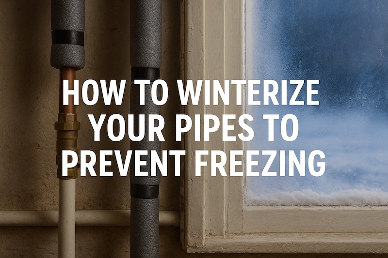how to winterize your pipes to prevent freezing