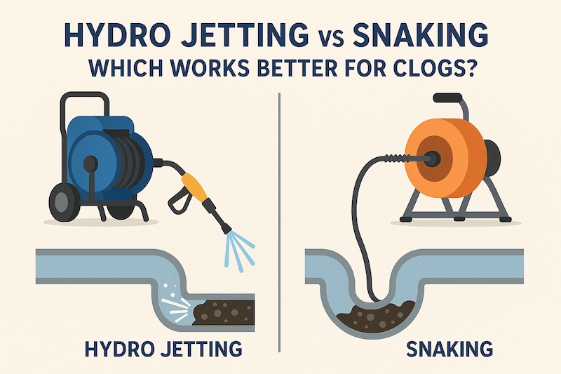 hydro jetting vs snaking