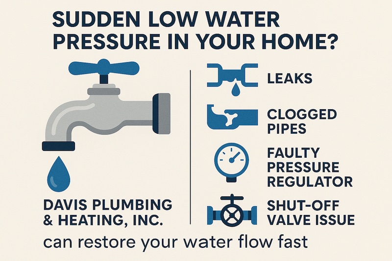 sudden low water pressure