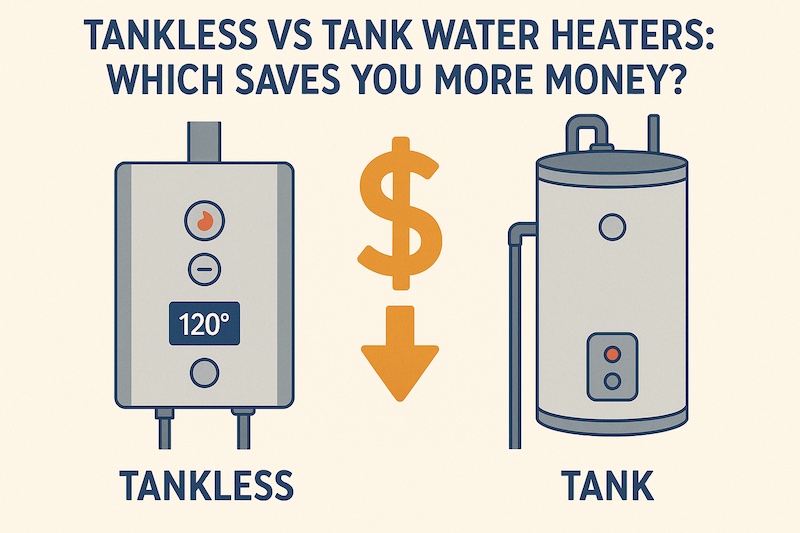 tankless vs tank water heater