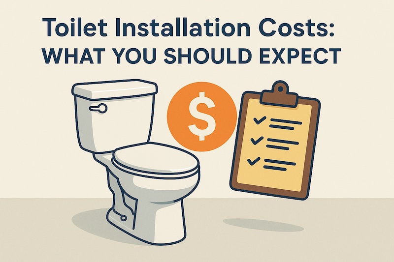 toilet installation costs