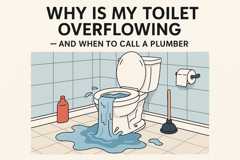 toilet overflowing