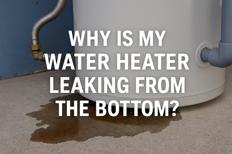 water heater leaking from bottom