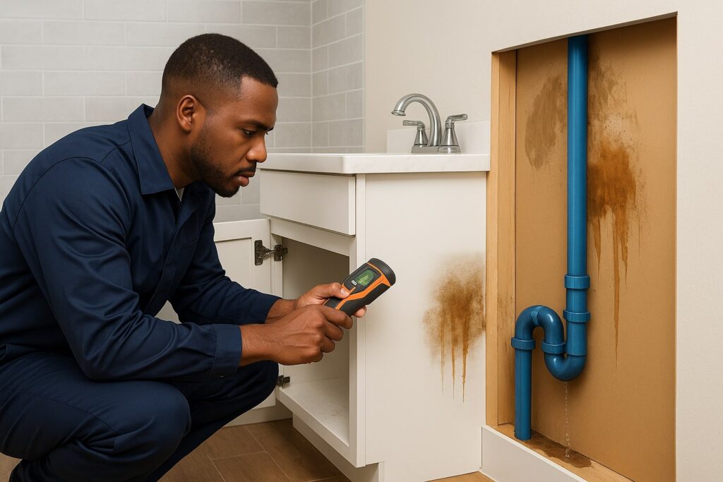 hidden leak detection plumber