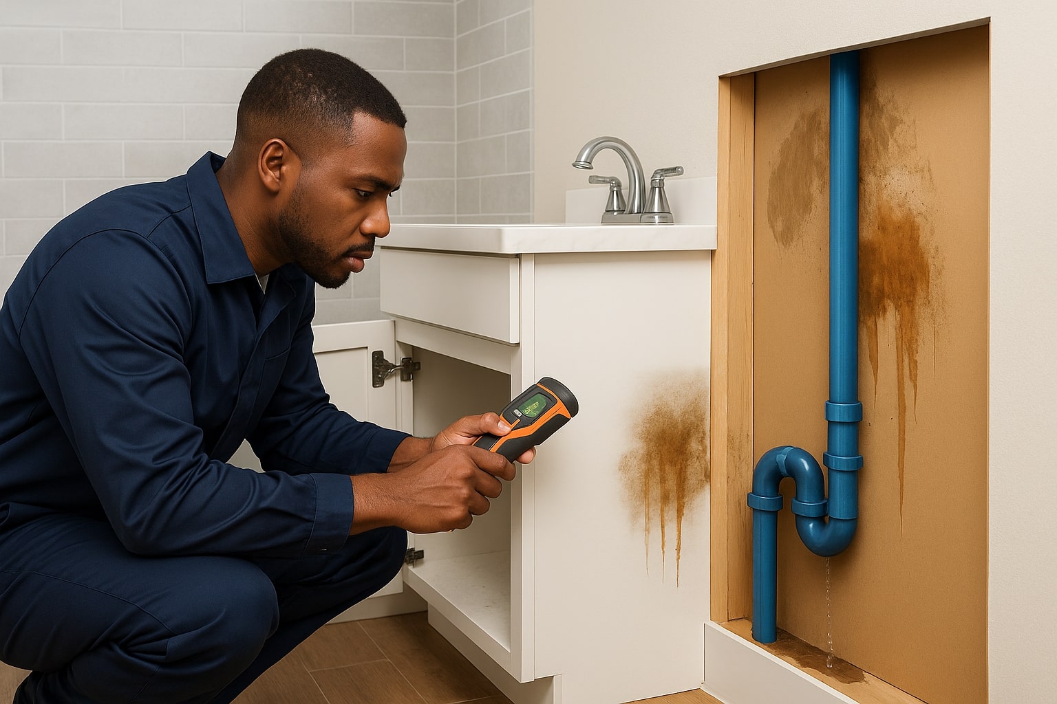 hidden leak detection plumber